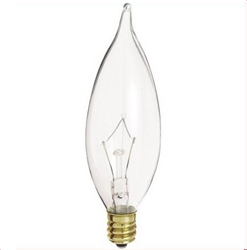 Incandescent Candelabra Bulb - 40 watt