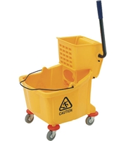 Mop Bucket with Wringer - 35 quart